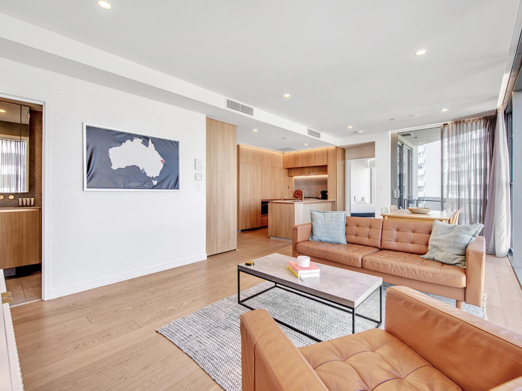 Lovely 2 Bedroom Executive Apartment Brisbane Exterior foto